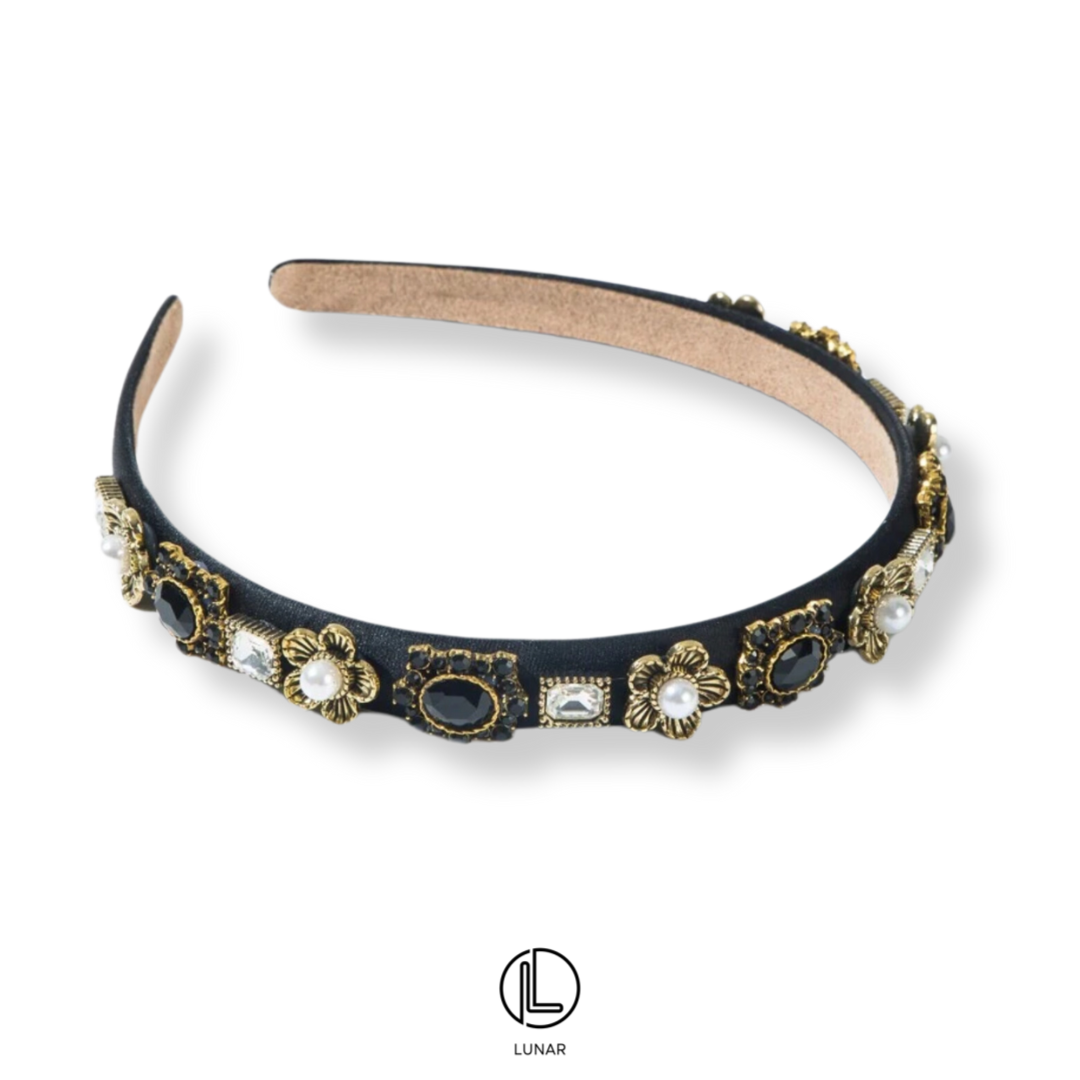 Pre-order Lunar Floral Symphony Headband