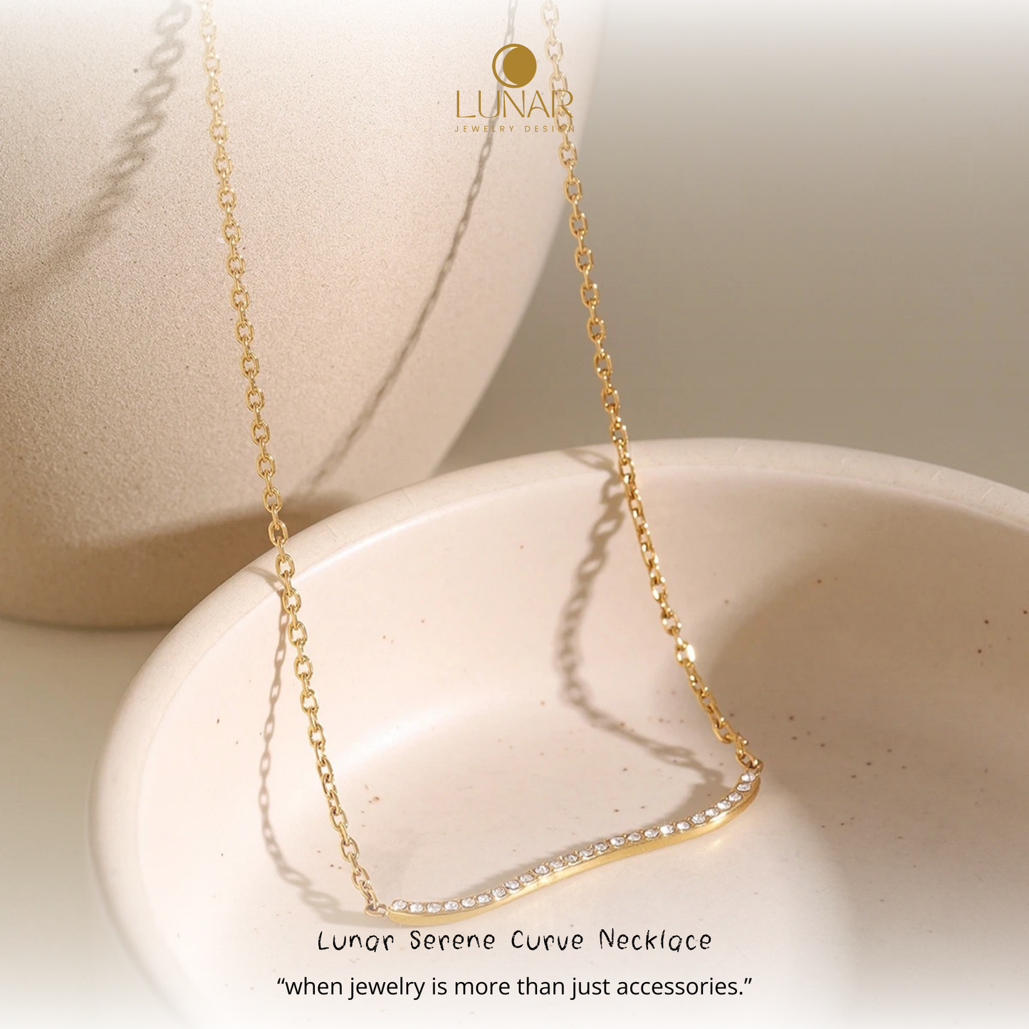 Lunar Curve Necklace