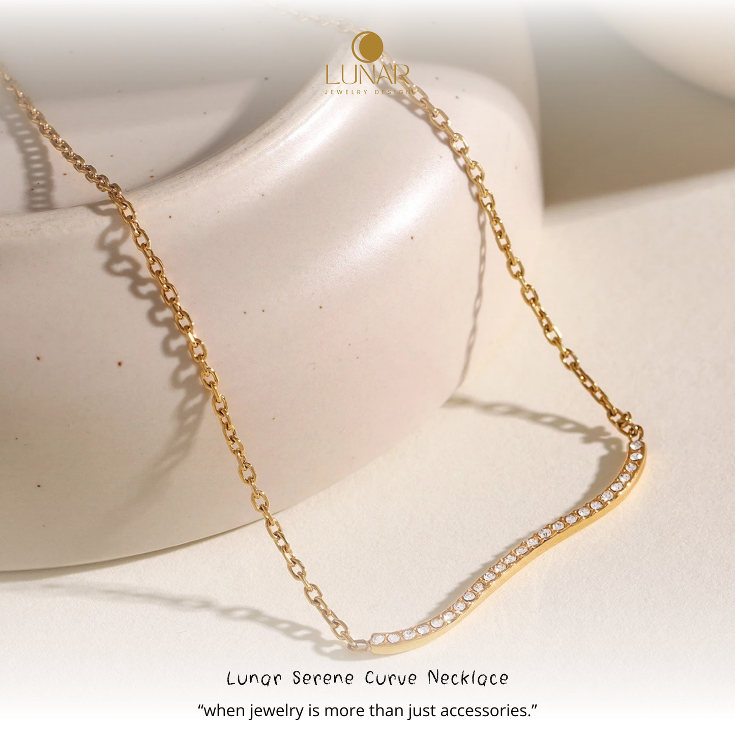 Lunar Curve Necklace