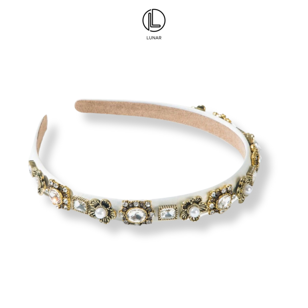 Pre-order Lunar Floral Symphony Headband