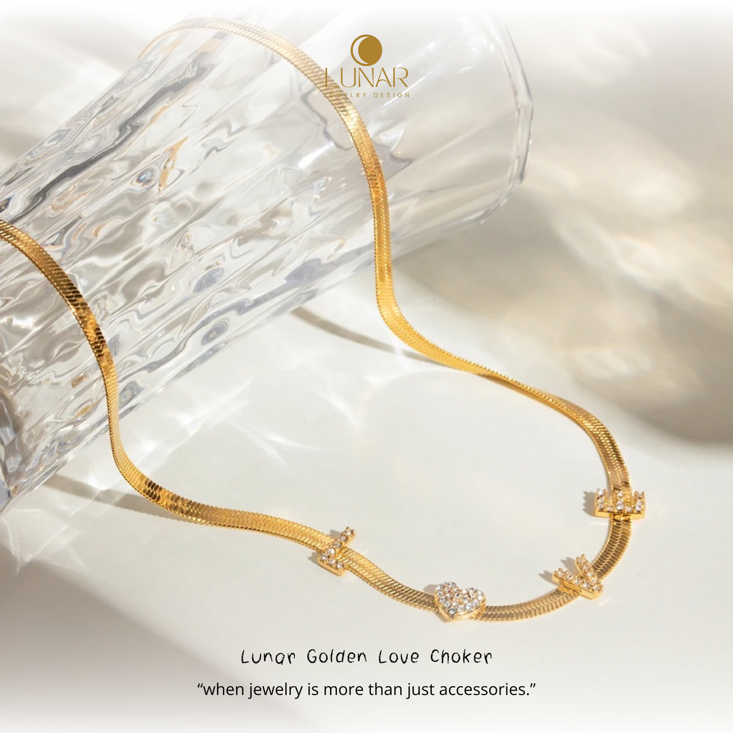 Lunar Golden Love Choker